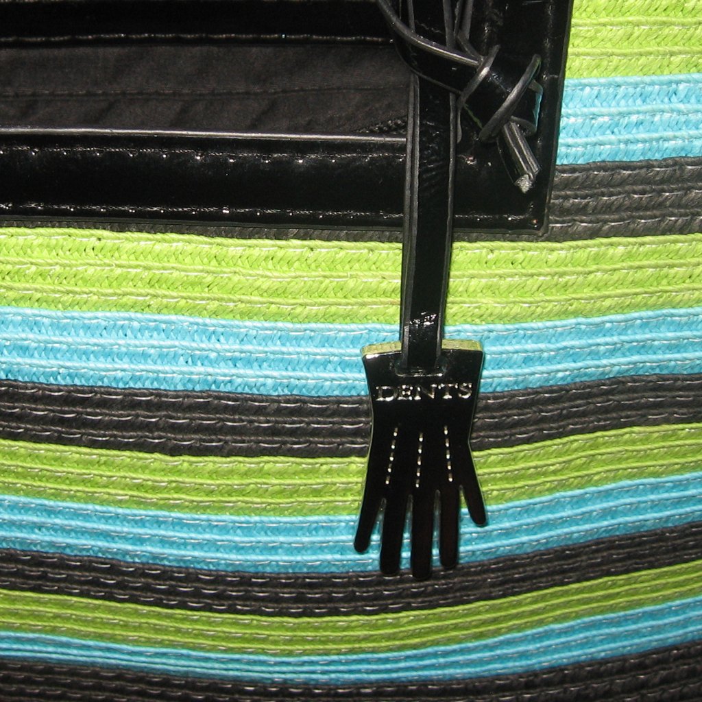 Vintage Dents Since 1777 Raffia Boho Shopper Bag Handbag Clutch +Hand Hangtag — image 2 of 8